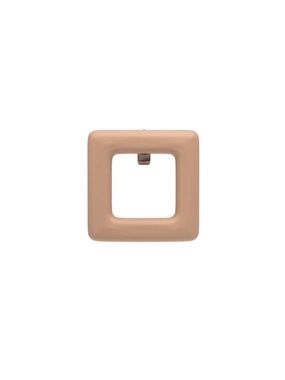 Pashion Footwear Latte Leather Square Toe Clip